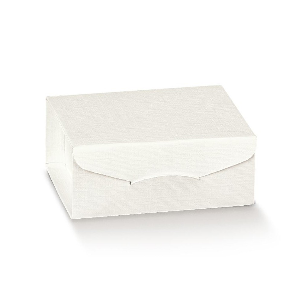 SCATOLA CARTONCINO 70X70X30 FIBRA BIANCA